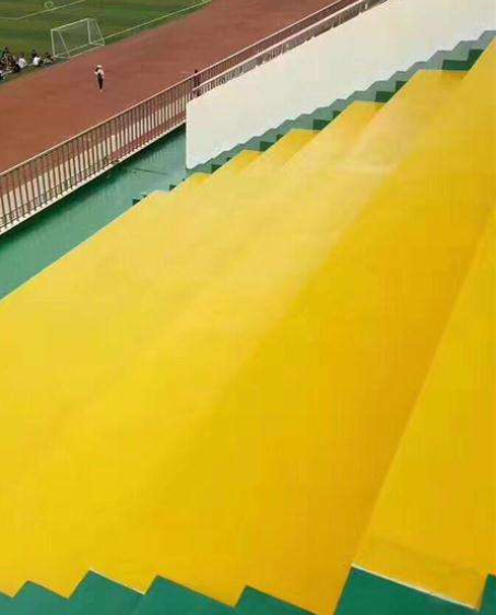 奉节球场台阶翻新修补改造